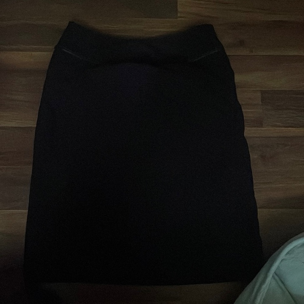Black pencil skirt